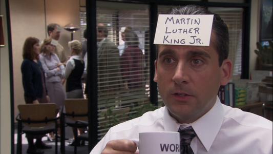 THE OFFICE: Michael Scott's Production Used White Button Shirt (L)