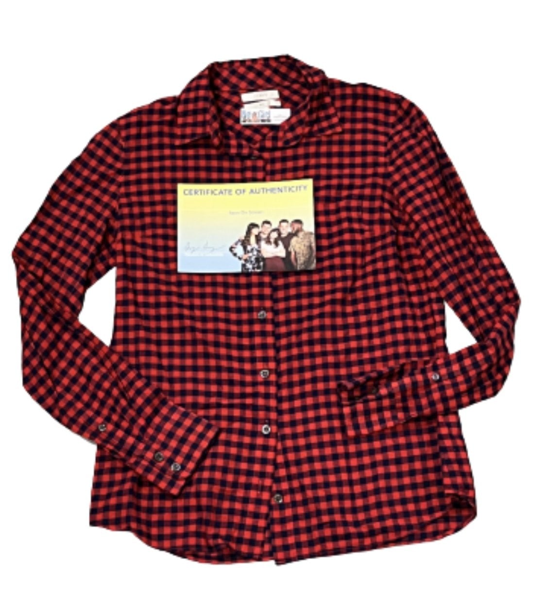 NEW GIRL: Jessica Day's J Crew Red Plaid Holiday Shirt (4)