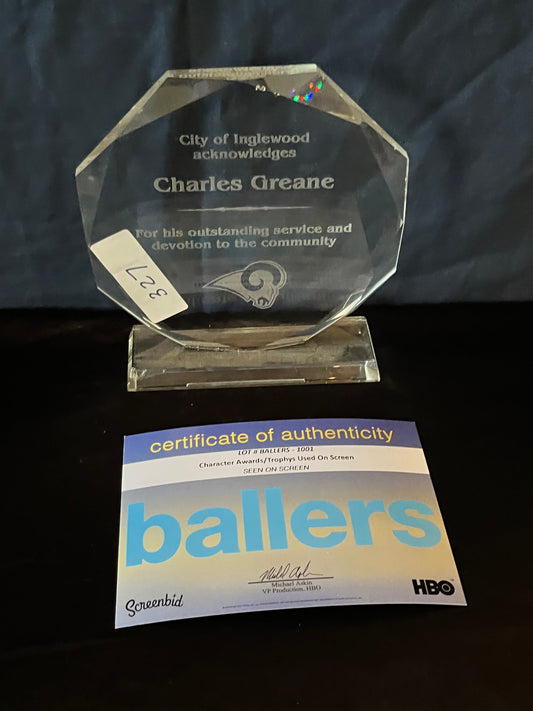 BALLERS: Charles Greane's Office Trophy Awards