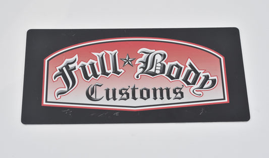 Bones: Full Body Customs Plastic Sign