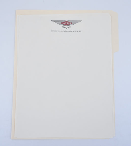 Mad Men: Joan's Jaguar Blank Letterhead