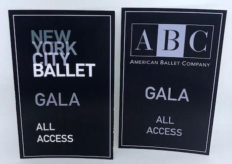 NYC Ballet Gala and ABC Gala Passes