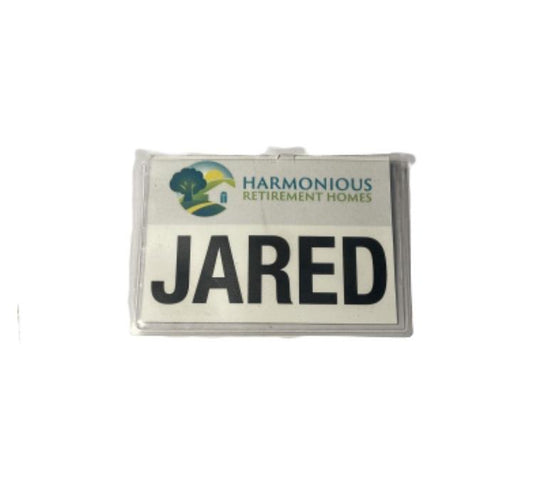 SILICON VALLEY: Jared's Final Scene Harmonious Retirement Home Name Tag