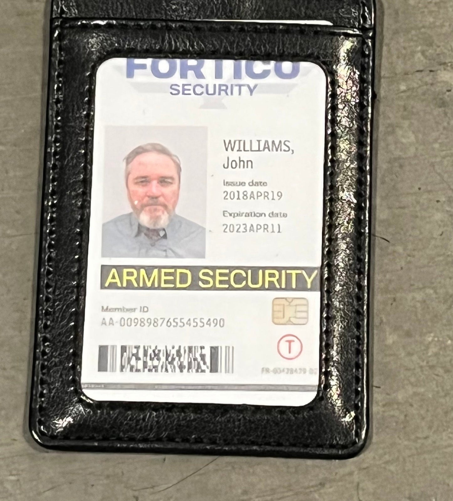 WRATH OF MAN: John's HERO FORTICO I.D. Tag and Security Badge