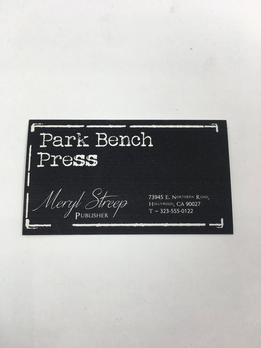 NEW GIRL: Meryl Streep's Ep. 619 Business Card