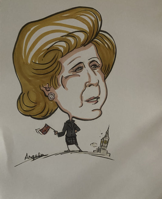 BONES: Angela's Margaret Thatcher Caricature