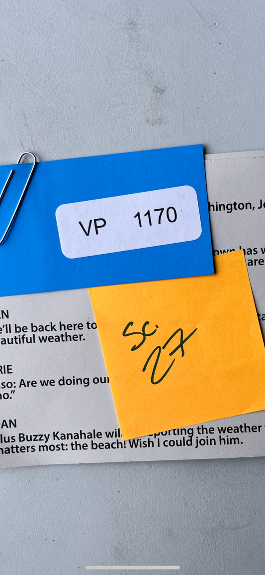 Dan's CBS Cue Cards