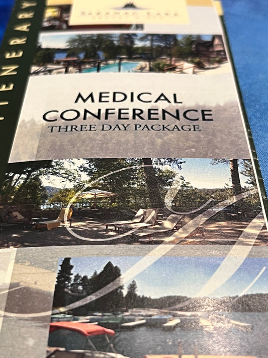 House: Complete Itenerary for the Medical Conference at Saranac Resort