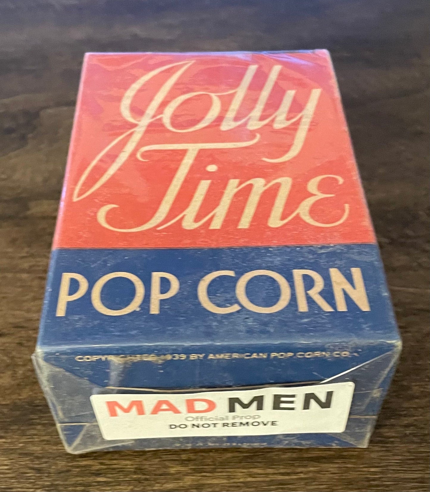 Mad Men: Pete's Jolly Time Popcorn Box