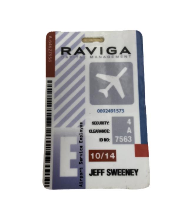 SILICON VALLEY: Raviga's Private Jet Flight Attendant's Badge