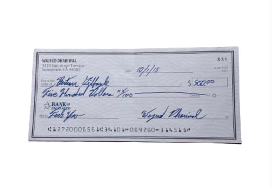 SILICON VALLEY: Gilfoyle's $500 Check from Wajeed