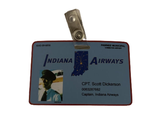 PARKS AND RECREATION: Indiana Airways CPT. Scott Dickerson Badge