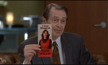 Jack Donaghy's "I Got Mugged" pamphlet