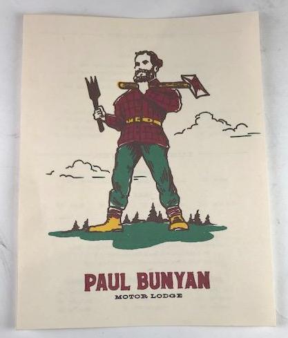 Mad Men: Paul Bunyan Menu from Bobby's camp (Season 6, episode 8)