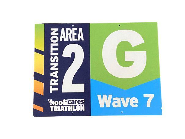 SILICON VALLEY: Hooli Cares Triathalon Transition Area 2G Sign
