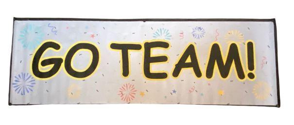 SILICON VALLEY: Pied Piper Lobby “Go Team" Sign
