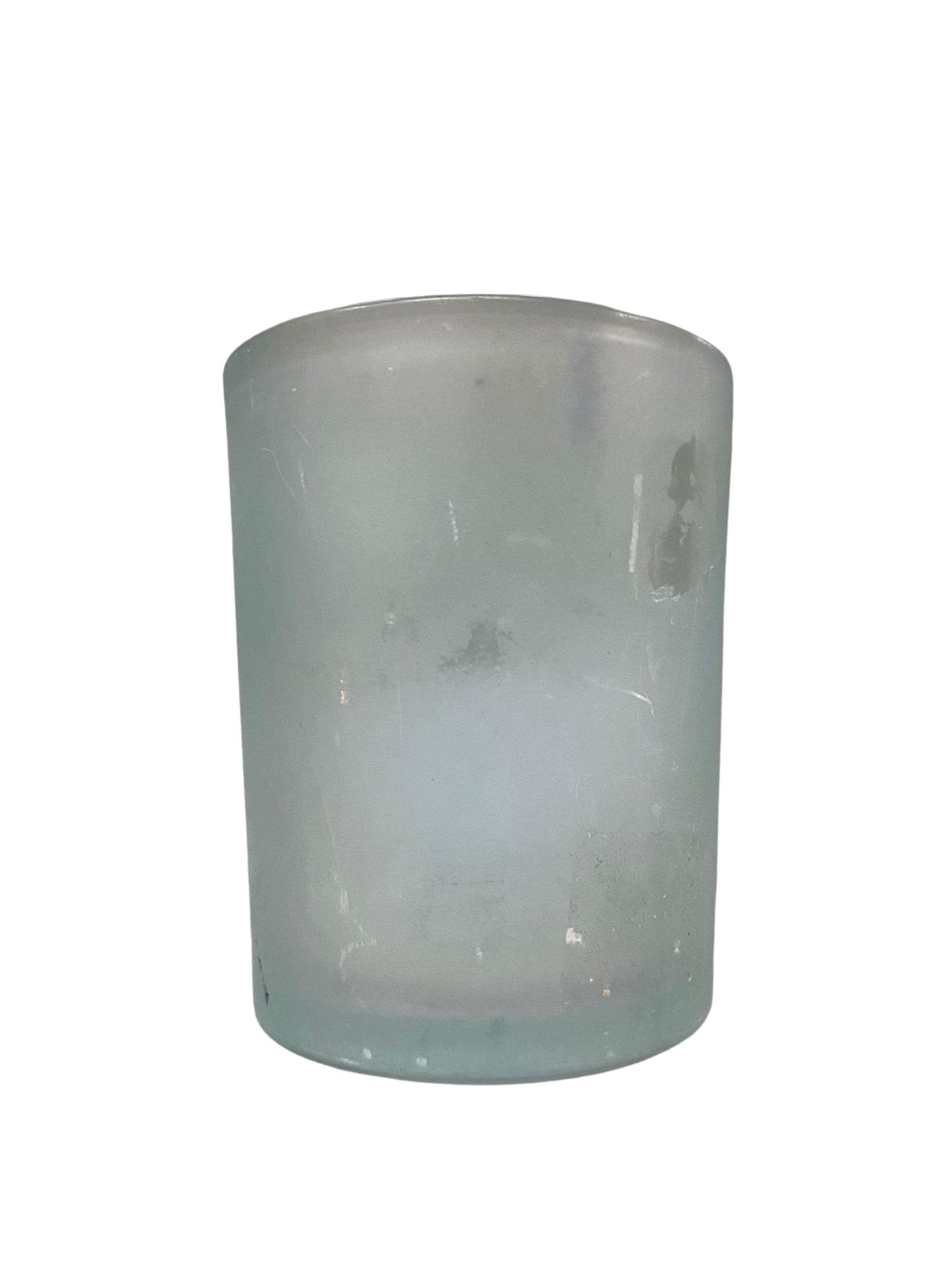 SILICON VALLEY: Blue Frosted Candle Holder