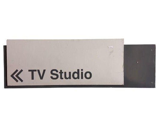 SILICON VALLEY:  Hooli TV Studio Sign