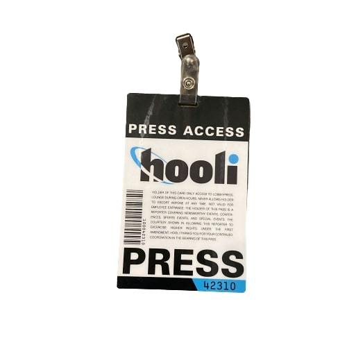 SILICON VALLEY: Hooli Press Access Pass