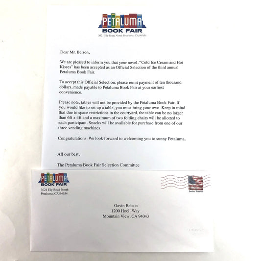SILICON VALLEY: Gavin's Petaluma Letter