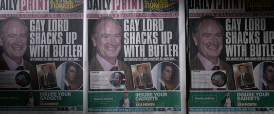 THE GENTLEMAN: Big Dave's Tabloid Job on "Gay Lord"