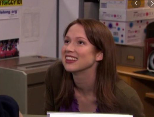 The Office: Erin Hannon's HERO Red Shirt (S)