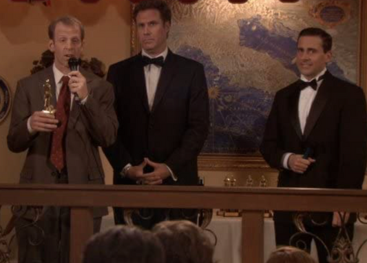 THE OFFICE: Deangelo Vickers Black Bow Necktie