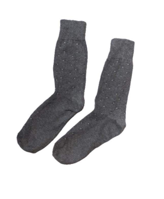 THE TICK: Arthur's  Grey Polka Dotted Socks
