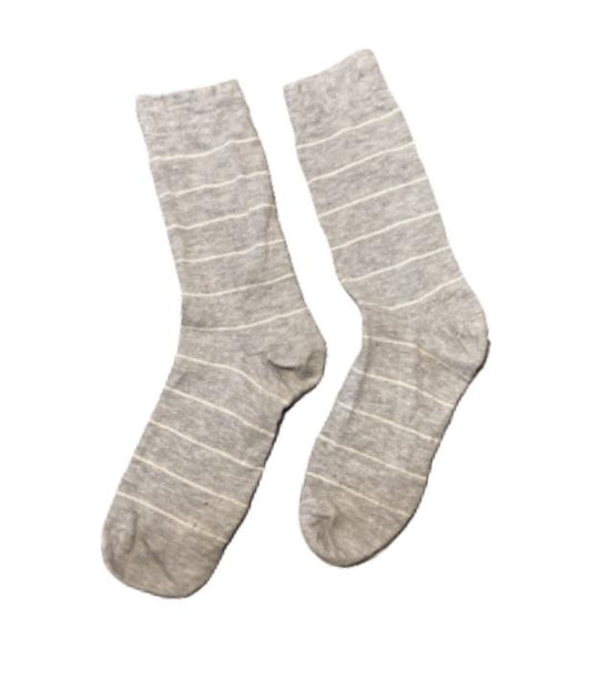 THE TICK: Arthur's  Grey & White Striped Socks