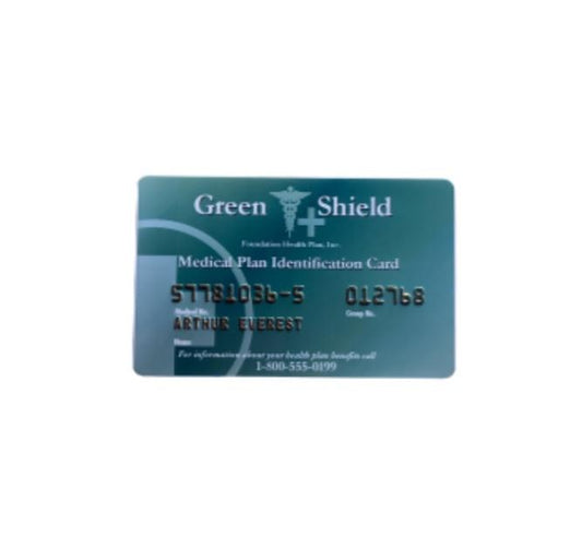THE TICK: Arthur's  Green Shield Medical Plan ID Card