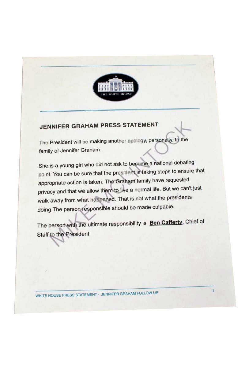 VEEP: Mike's Press Statement On Jennifer Graham