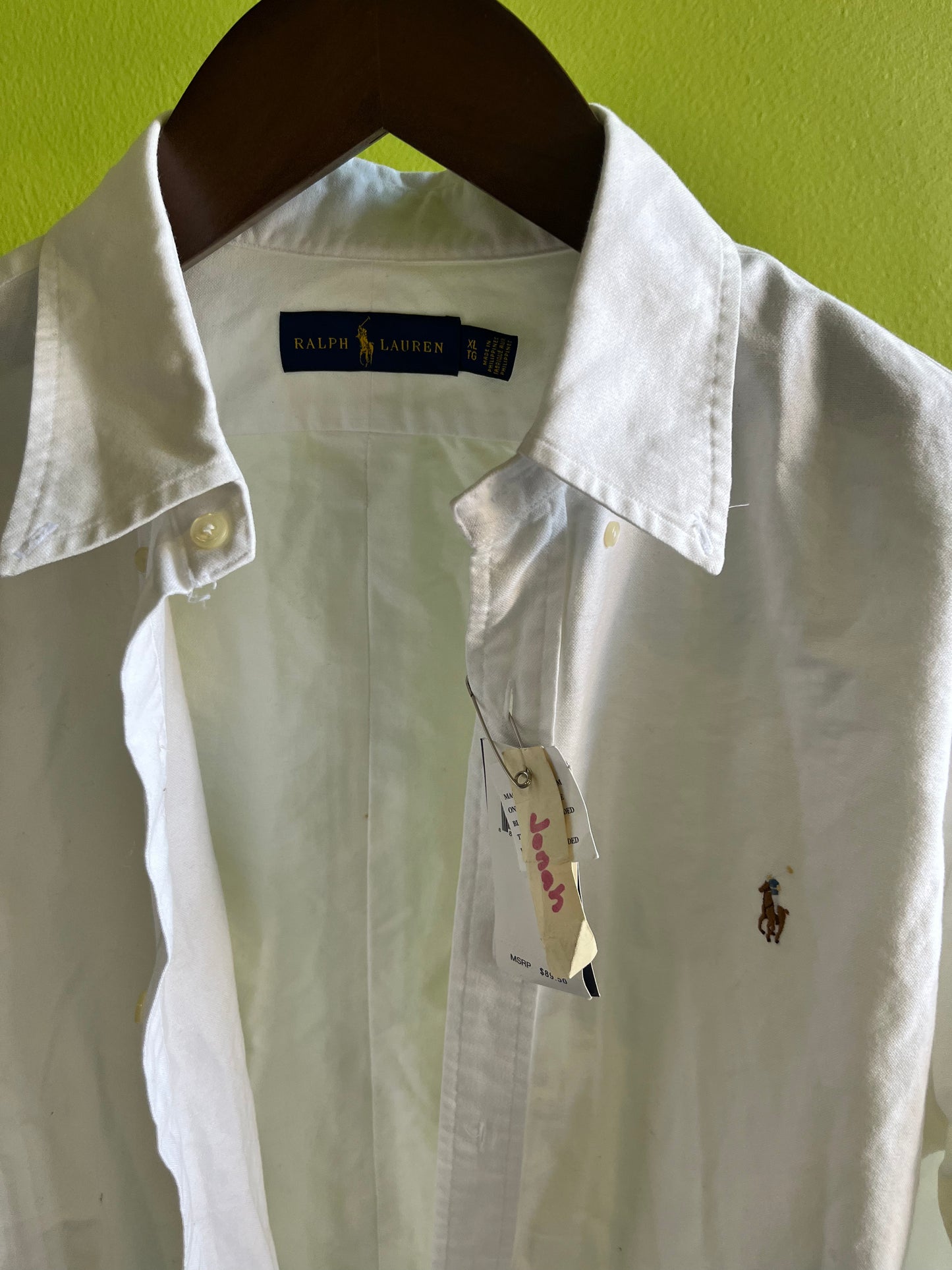 VEEP: Jonah’s RALPH LAUREN POLO White Shirt (XL)