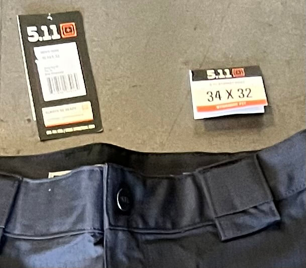 BONES: Agent Booth's Charcoal Tactical 5.11 Strike Pant (34)