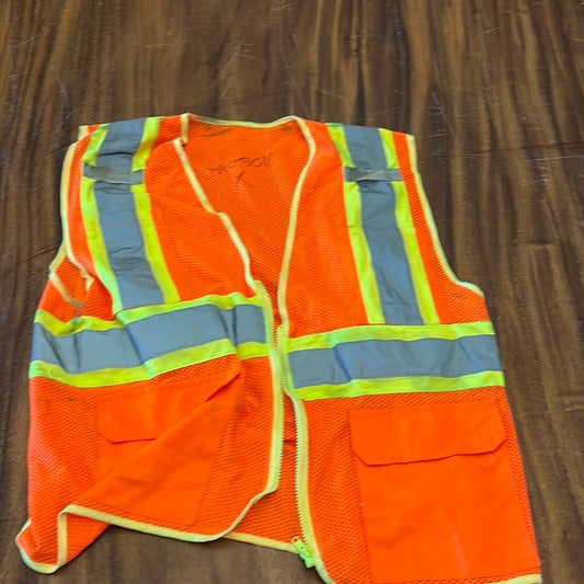 WRATH OF MAN: Jackson's Orange Construction Worker Vest