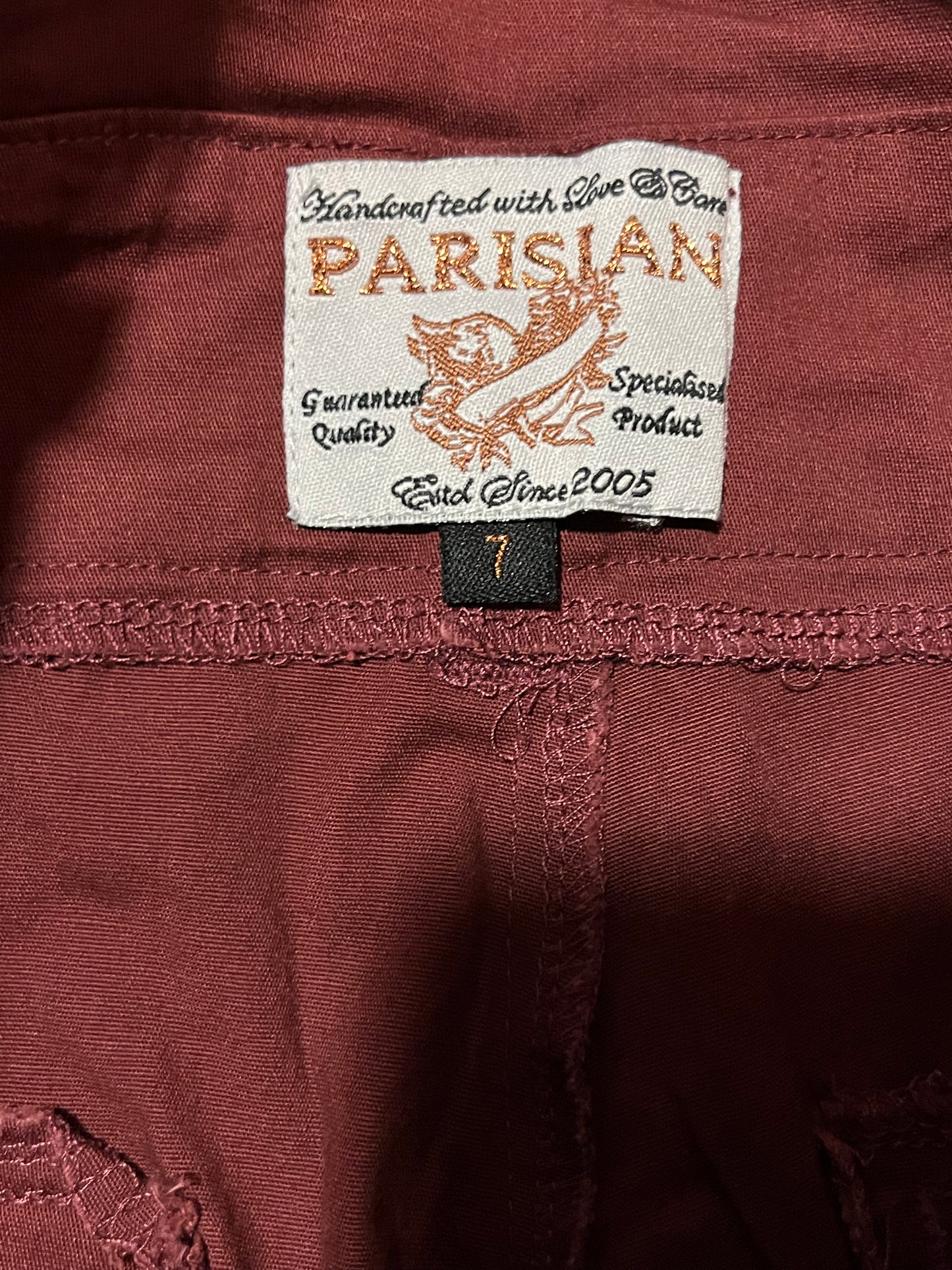 BONES: Dr. Brennan’s Designer Red Vintage Pants (28)