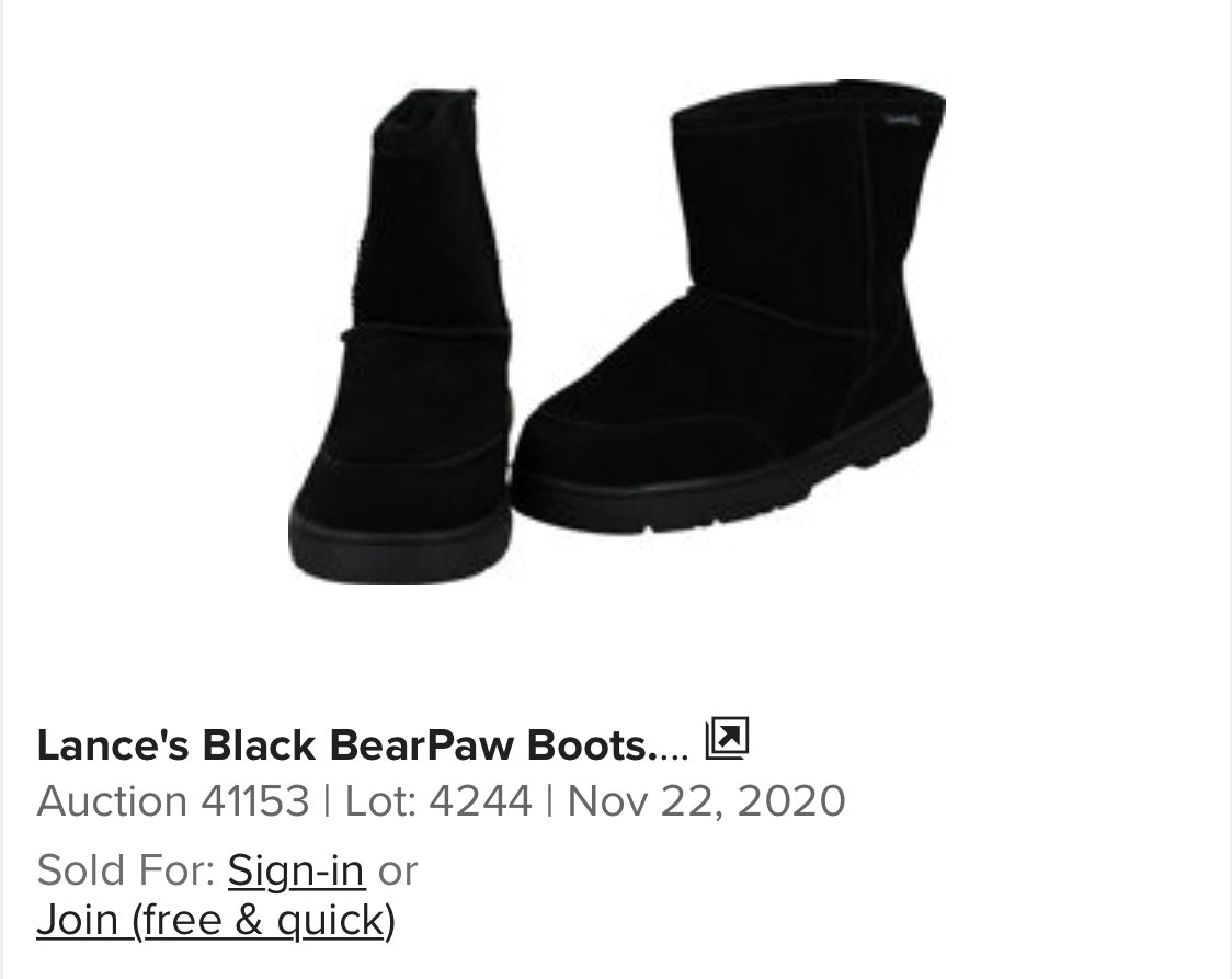 BALLERS: Lance's HERO Black BearPaw Boots (11)