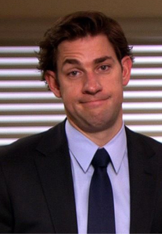 THE OFFICE: Jim’s HERO Solid Blue Necktie