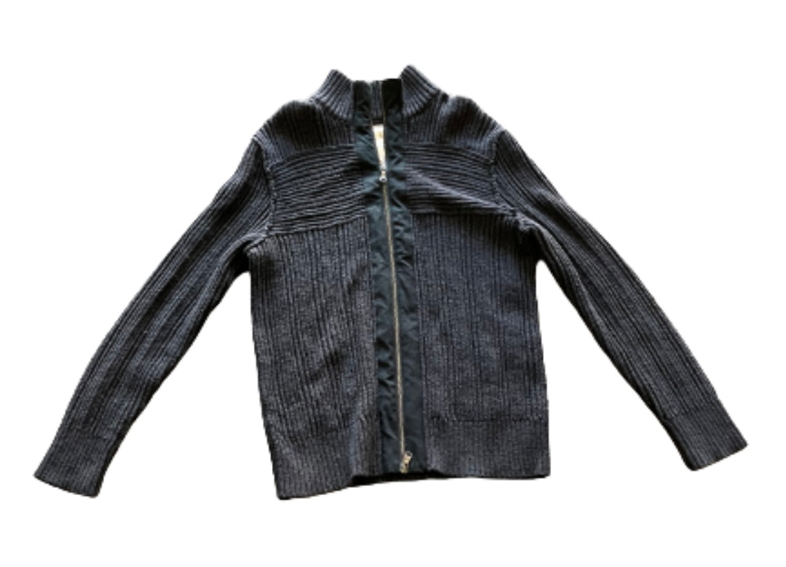 BONES: Booth's HERITAGE Zip Cardigan Sweater (L)