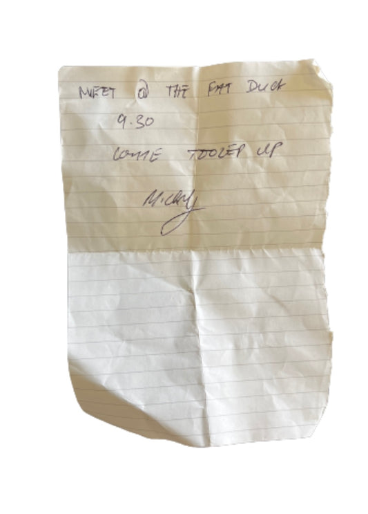 THE GENTLEMEN: Raymond's Note from Michael found in Coat