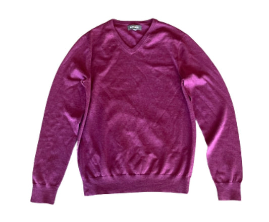 NEW GIRL: Schmidt's BONOBOS Purple Plum Fine Knit Long sleeve Shirt (M)