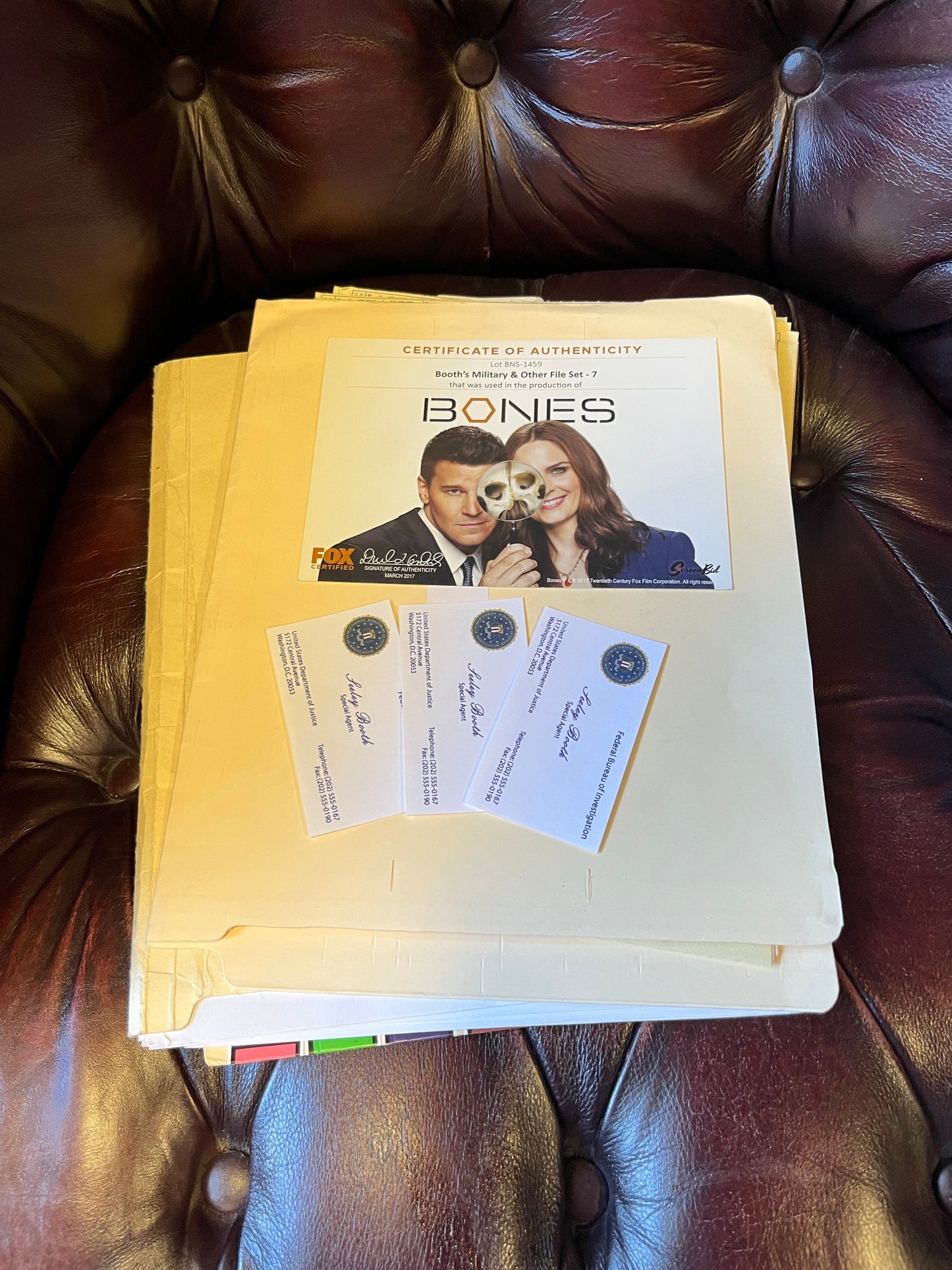 BONES: Booth's Files