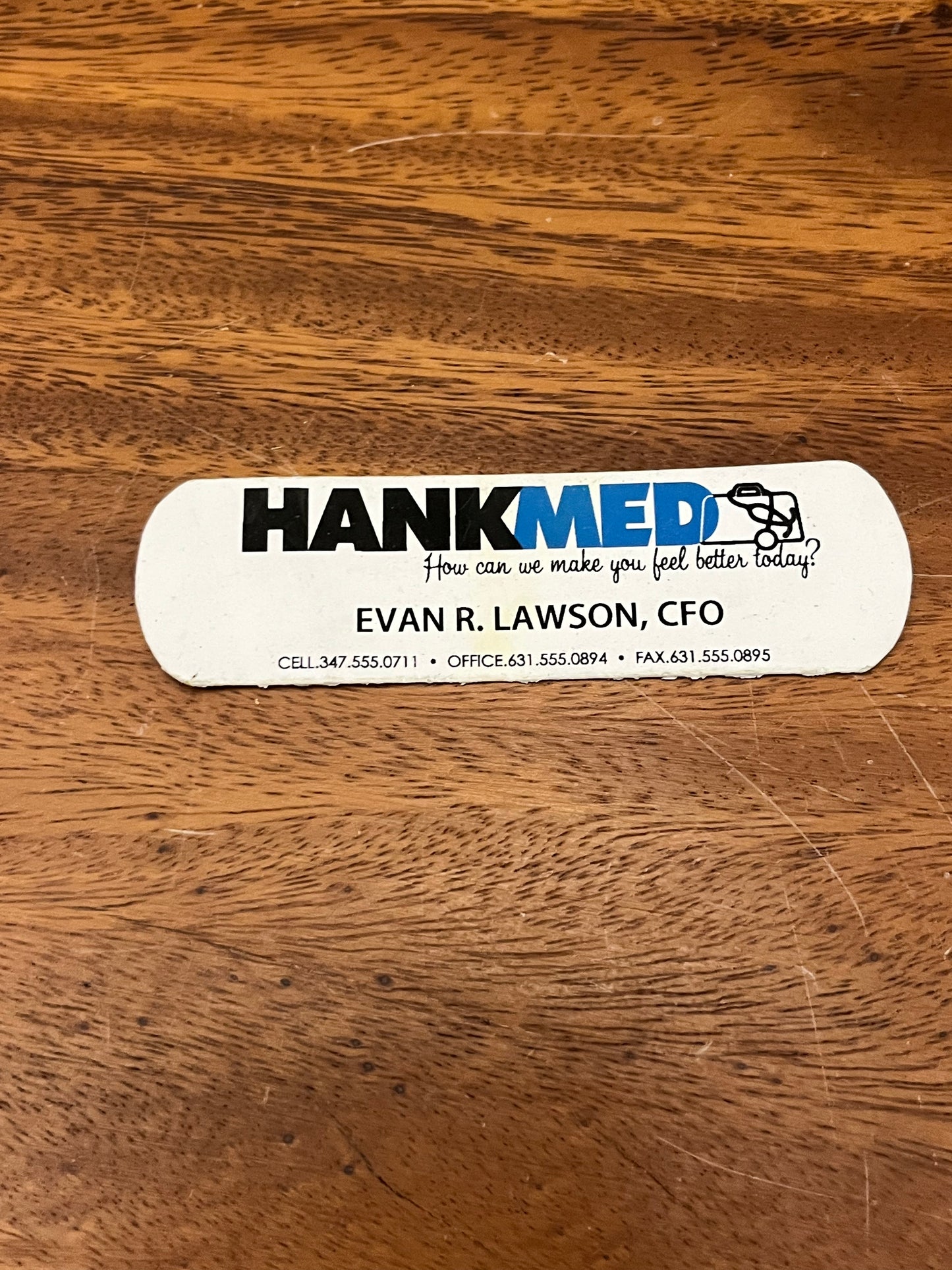 Royal Pains: Evan Lawson’s HANKMED Business Cards (2)