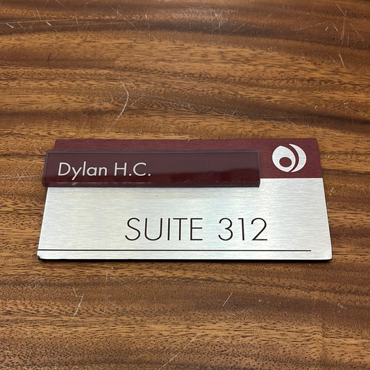SILICON VALLEY: Dylan H.C. Office Suite 312 Sign