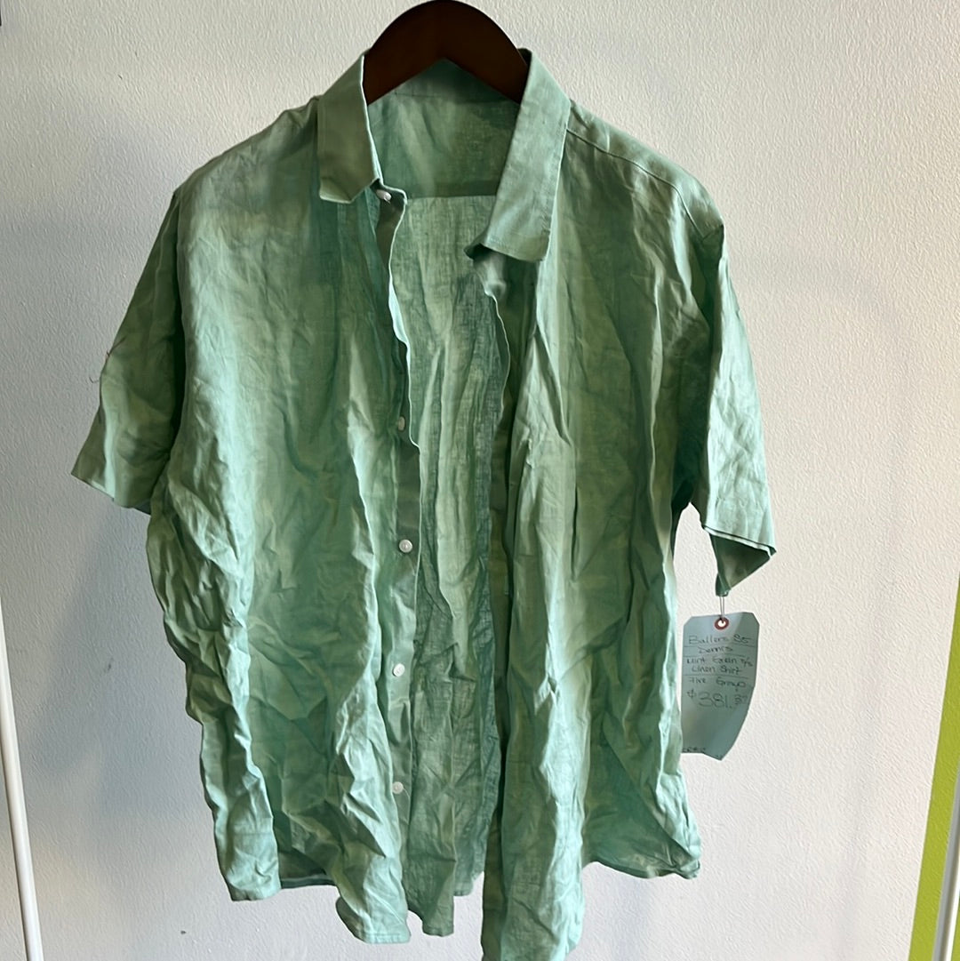 Ballers: Denis’ Season 5 Mint Green Linen Shirt