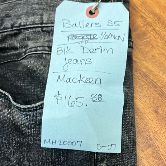 BALLERS: Vernon’s Mackeen Black Denim Jeans (42)
