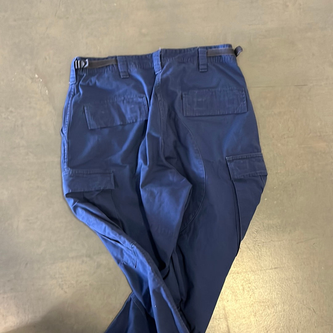 SHADES OF BLUE: Woz’s Military Supply Cargo Pants (36)