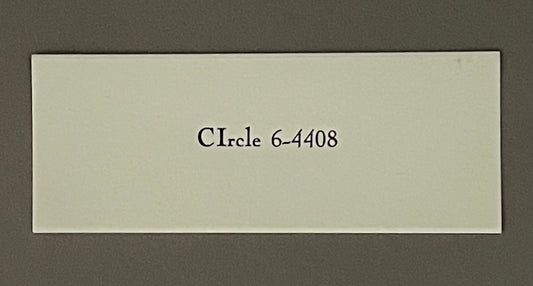 Mad Men: Pete’s Circle Agent Buisness Card