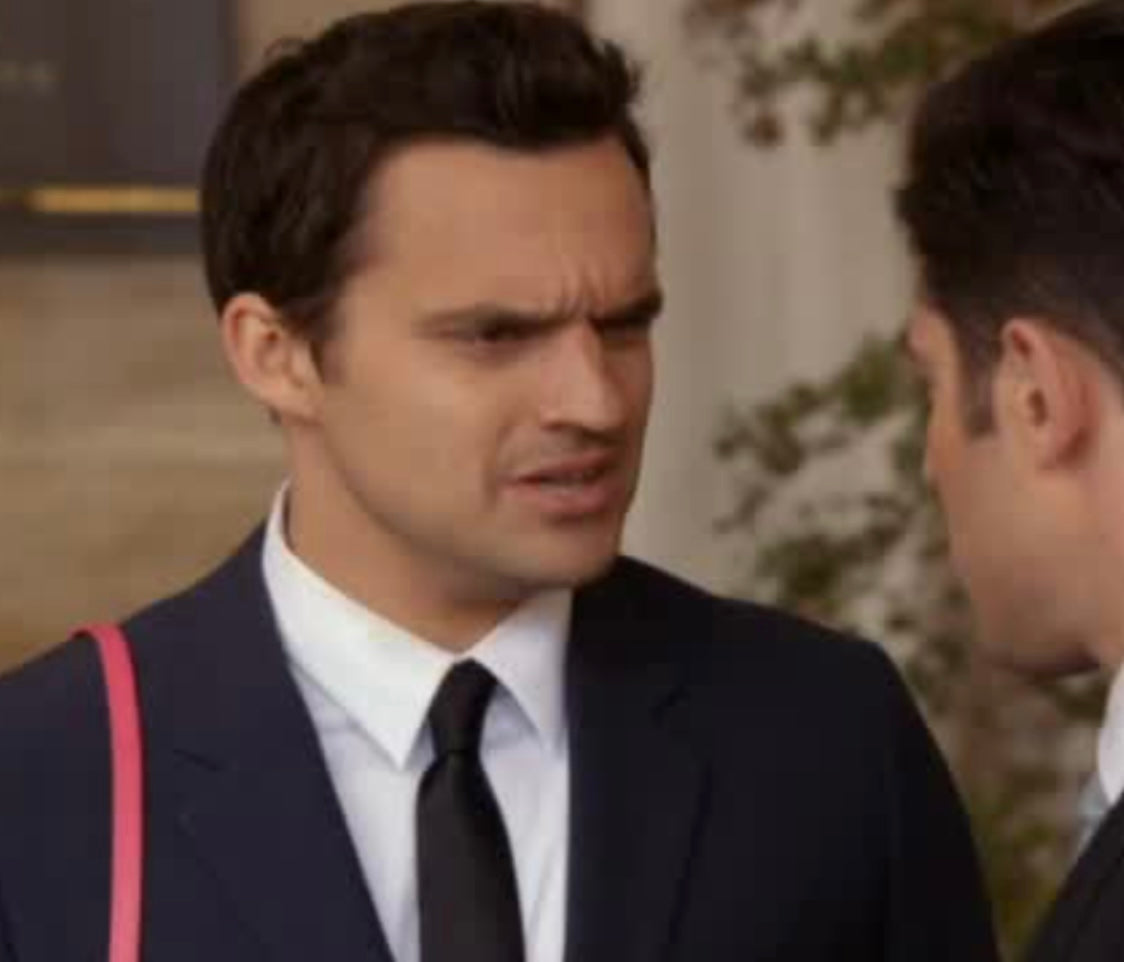 NEW GIRL: Nick Miller's Skinny Black Necktie