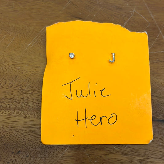 BALLERS: Julie's HERO Designer J and Diamond Stud Earring’s
