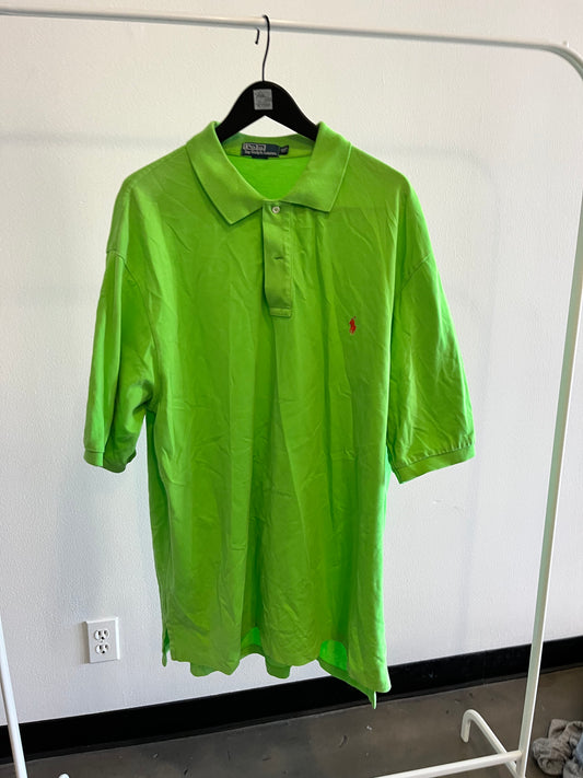 Ballers: Charles' Ralph Lauren Polo green Short sleeve Shirt (XXL)